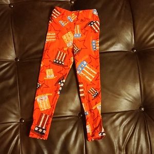 LulaRoe kid leggings S/M